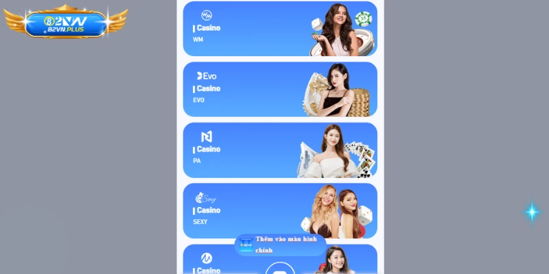 Thông tin về sòng Casino 82vn